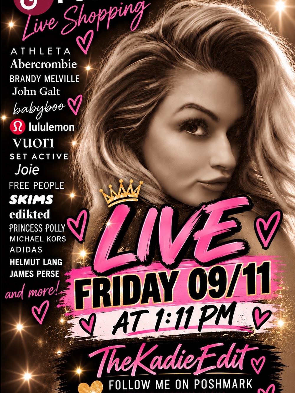 FIRST Live Shopping Auction!! Follow Heart & Join!